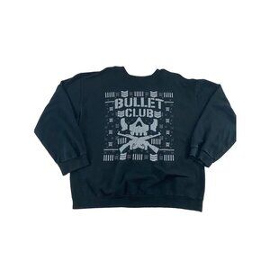 Anvil Bullet Club Black Graphic Men's Sweater - XL
